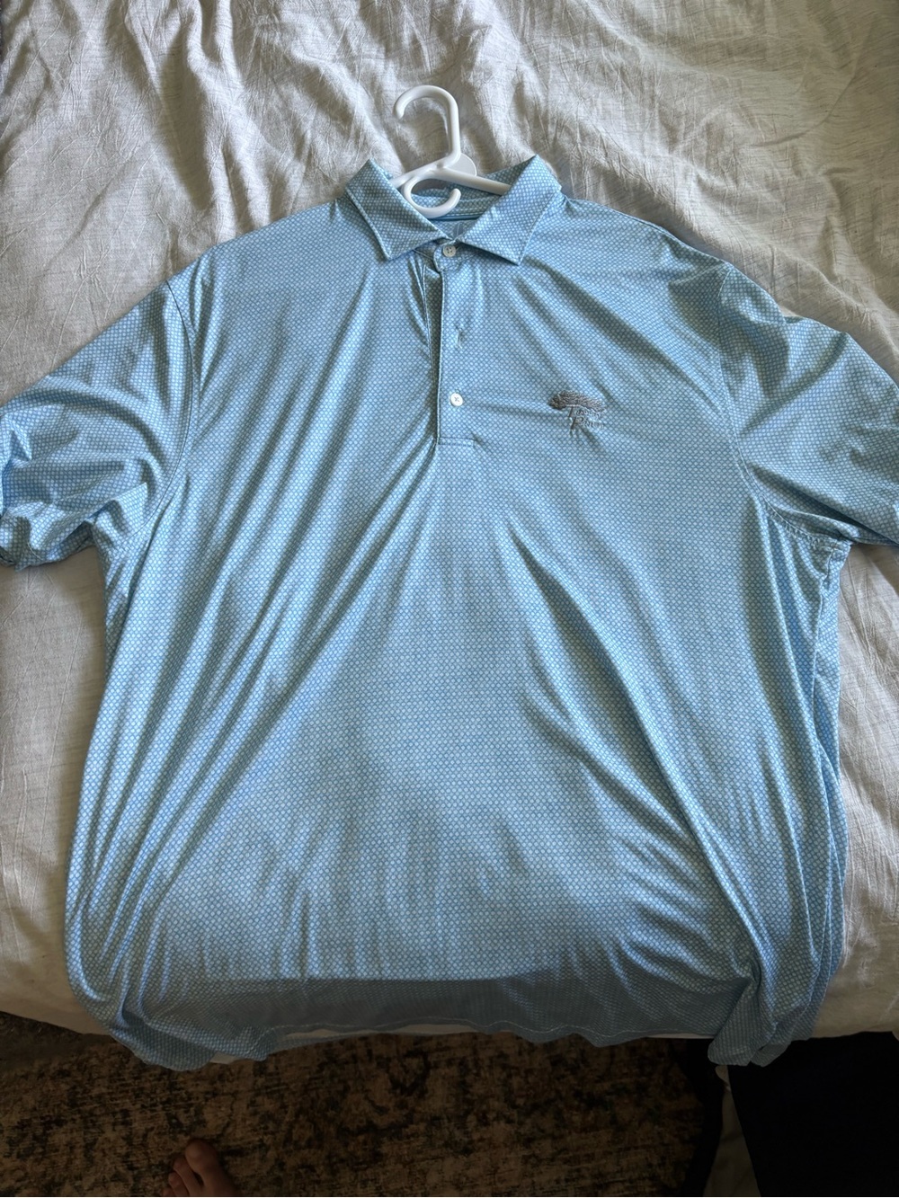 Johnnie-O Torrey Pines Micro-Print Polo